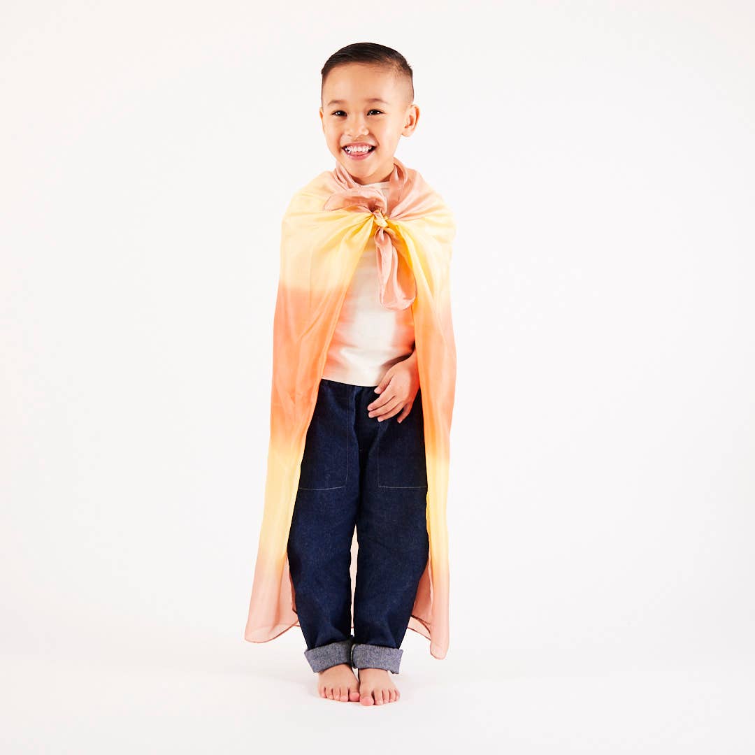 Sarahs Silk Earth Playsilks - Open-Ended 100% Silk, Natural Waldorf Toys: Forest - - MamaMilla
