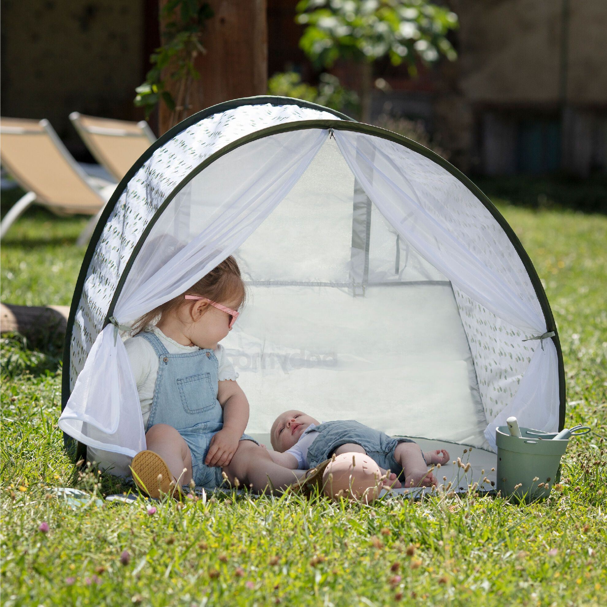 Babymoov UV-telt - Grøn - Provence - UV-telt - MamaMilla