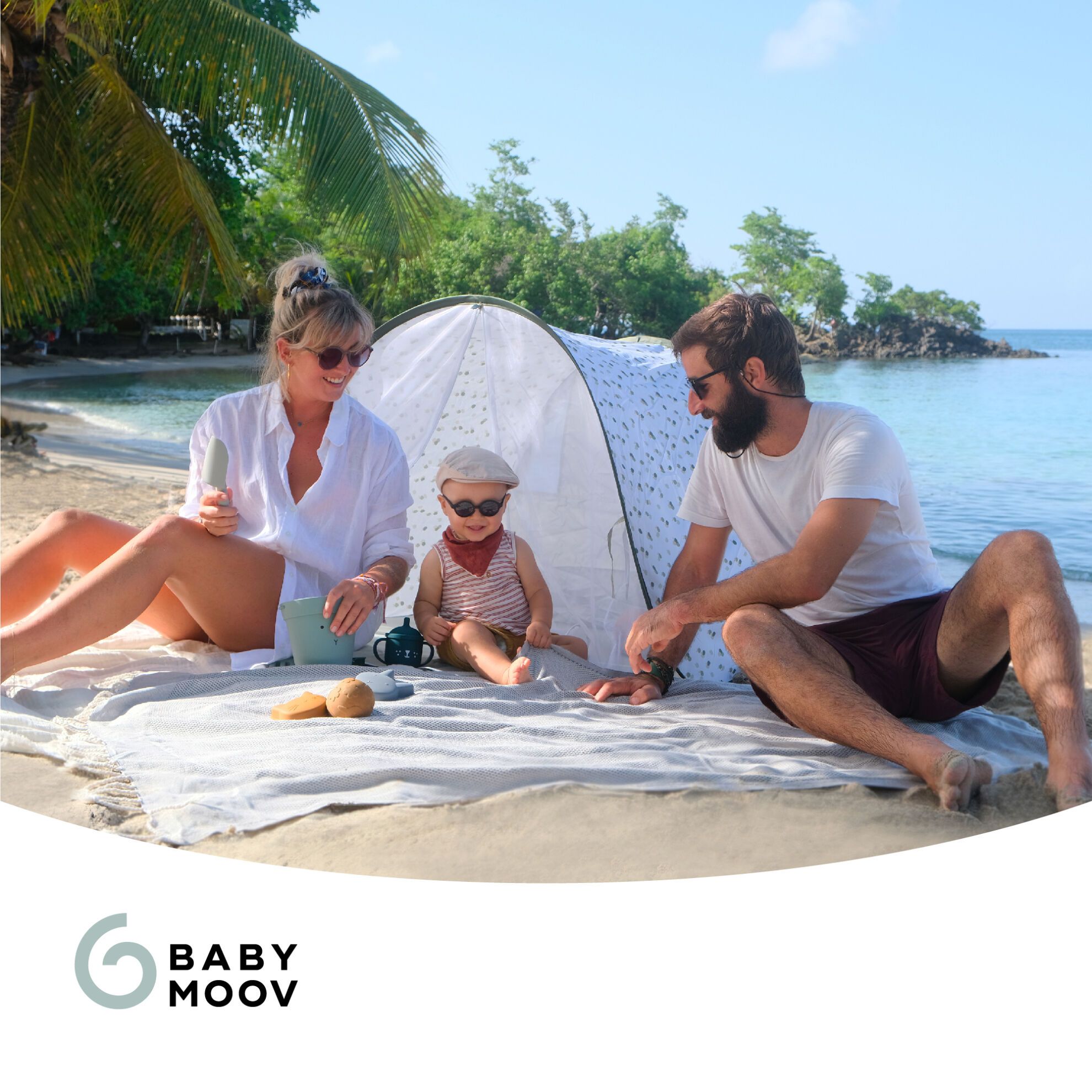 Babymoov UV-telt - Grøn - Provence - UV-telt - MamaMilla