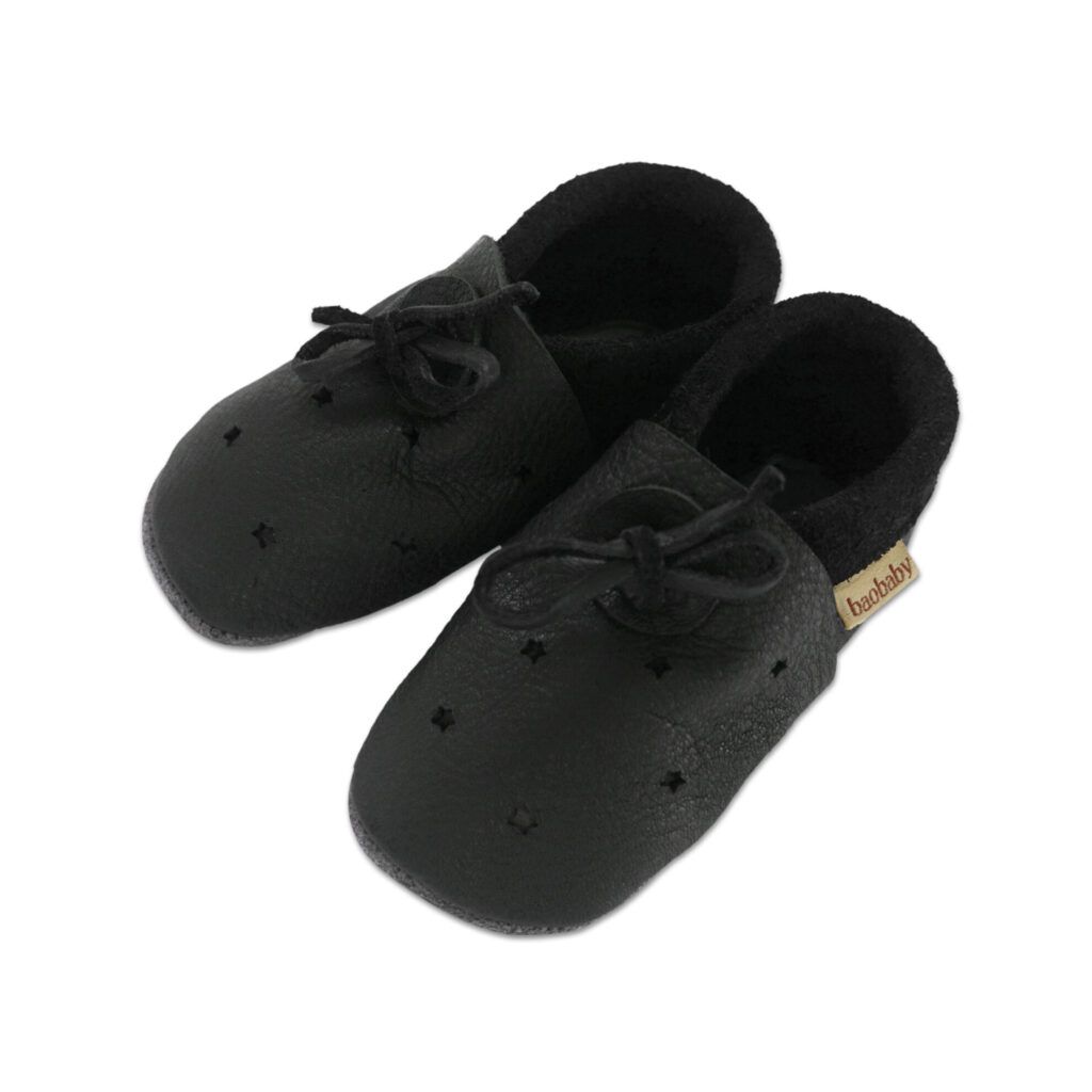 Baobaby Sandalen – Sterne Schwarz L – – MamaMilla