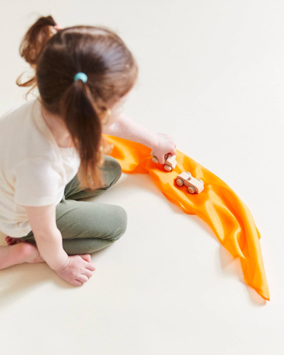 Sarahs Silk Mini Playsilks - Pretend Play 100% Natural Silk Waldorf Toys: Purple - - MamaMilla
