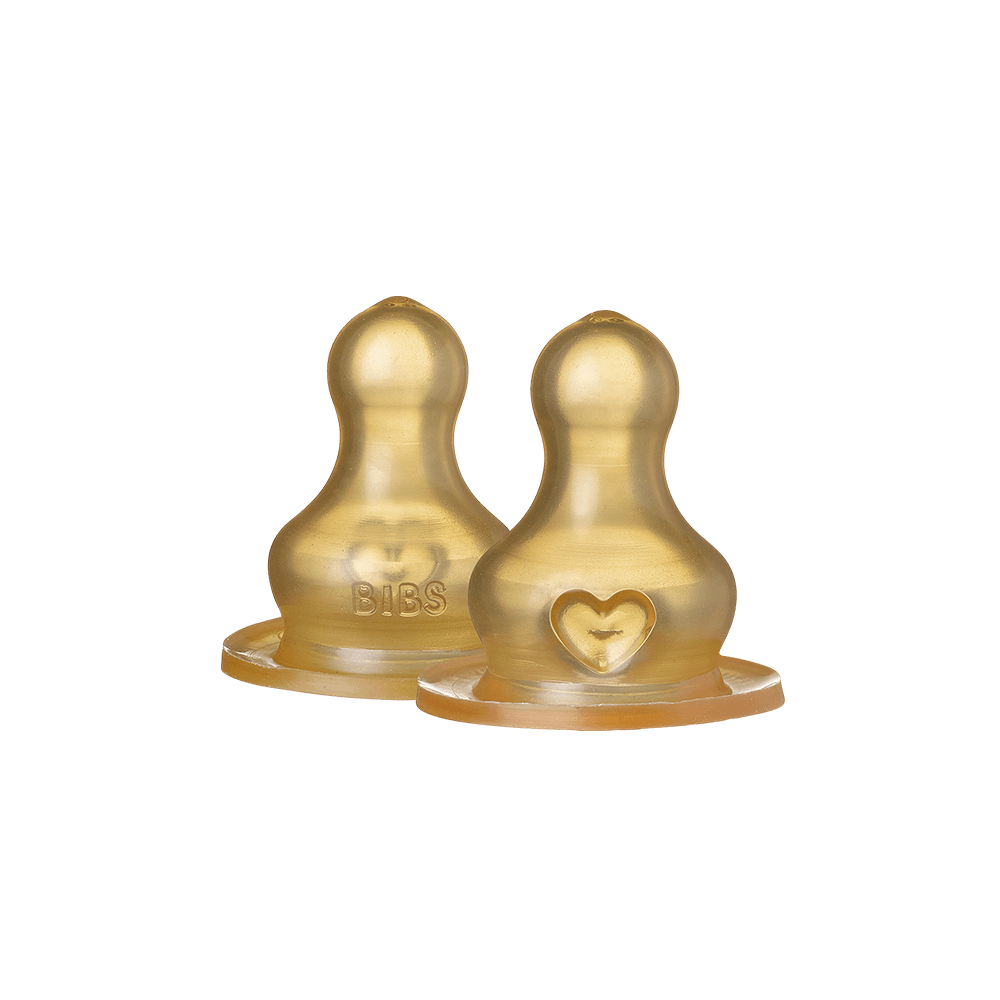 BIBS 2-pack antikolik flaskesut – Fast Flow - MamaMilla