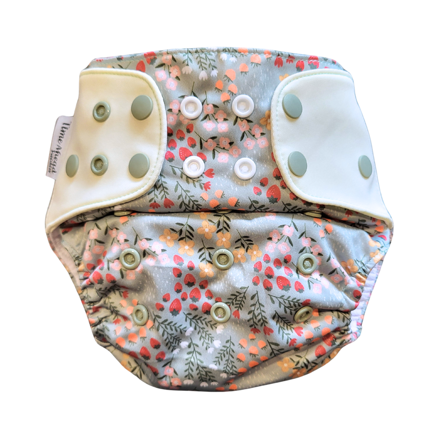 The Swedish Forest | Pocket Diaper Stretch | 5-17kg: Humleblomster blå / No inserts - - MamaMilla