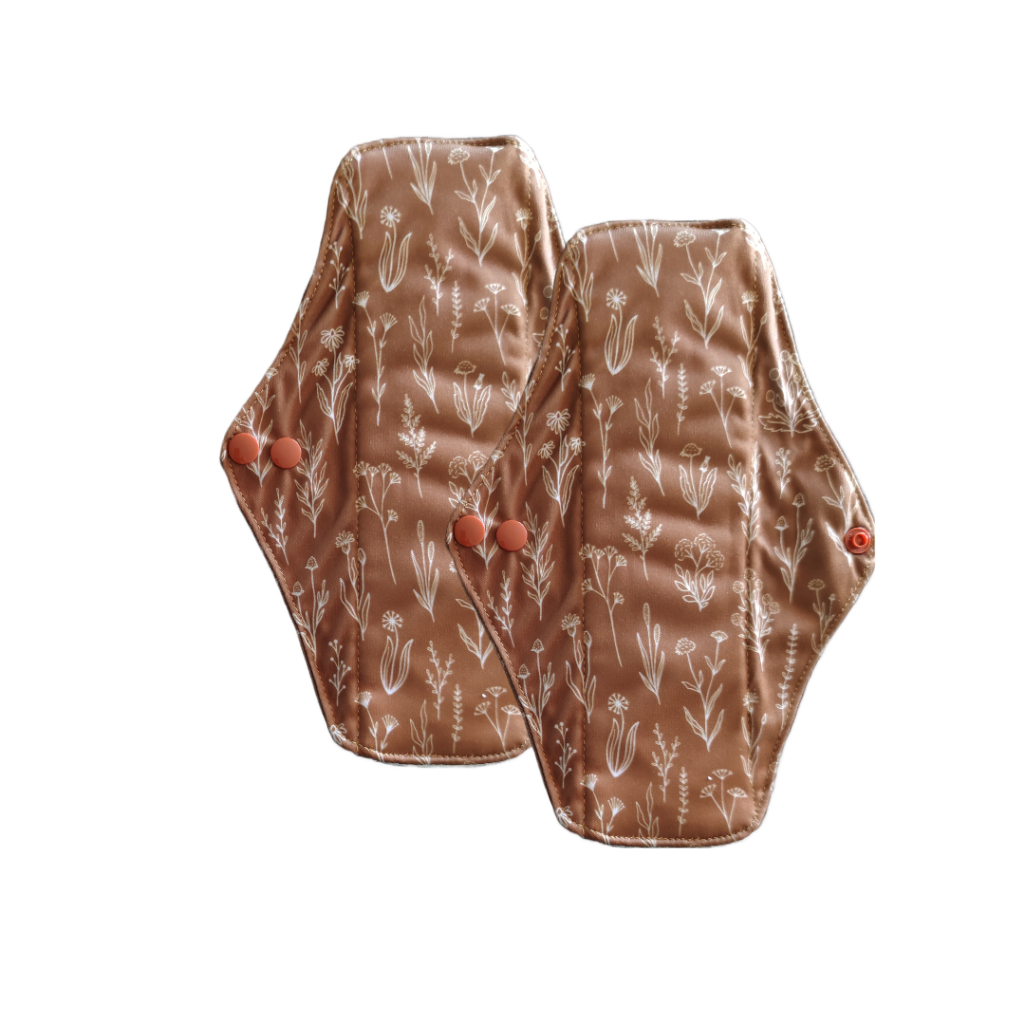 Cloth pads day 2-pack: Kungsmynta - - MamaMilla