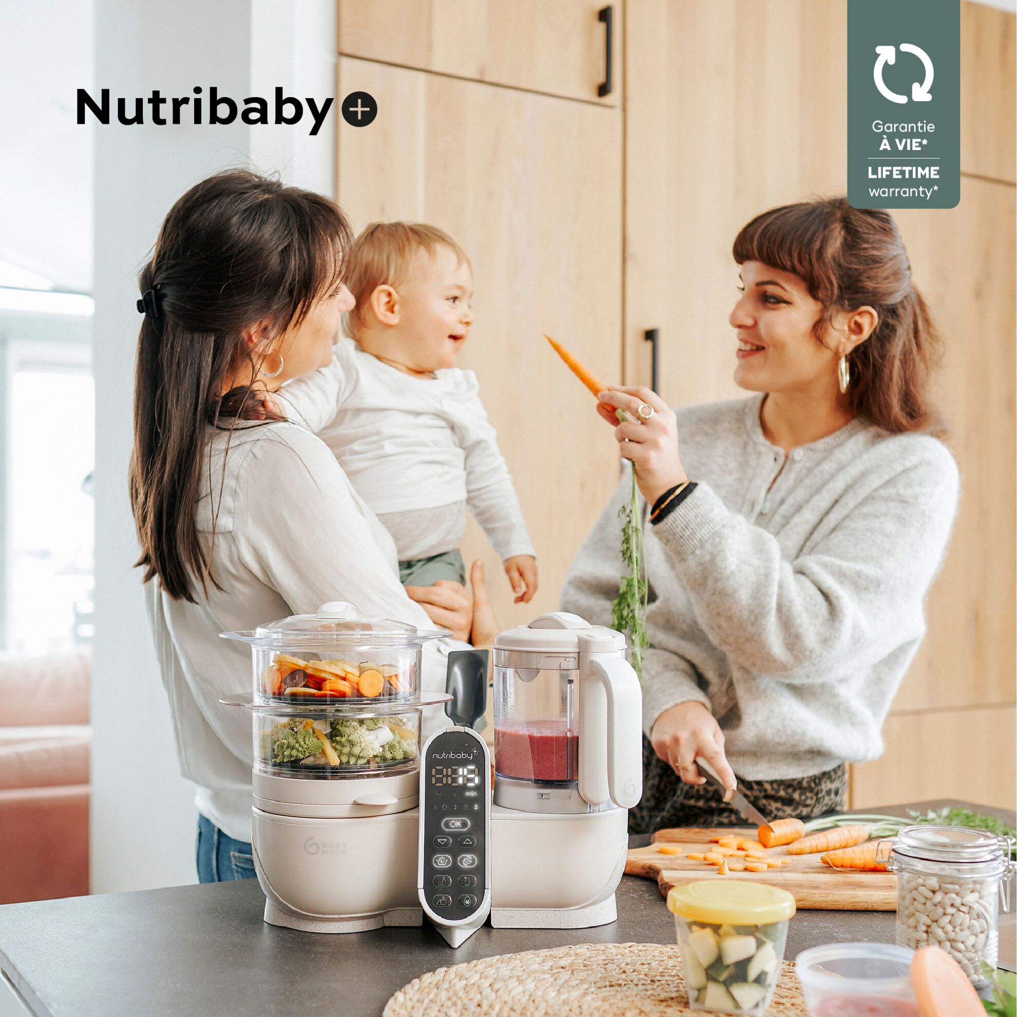 Babymoov Madmaskine - Nutribaby Plus - Mineral Beige - Madmaskine - MamaMilla