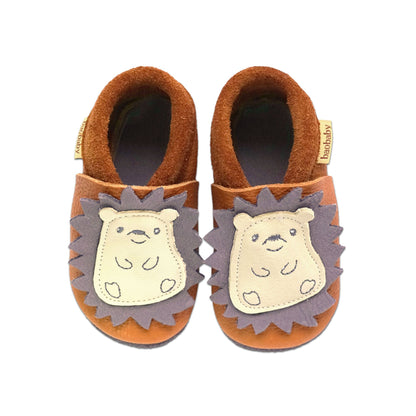 Baobaby Klassisk Babysko - Spikey Curry M - - MamaMilla