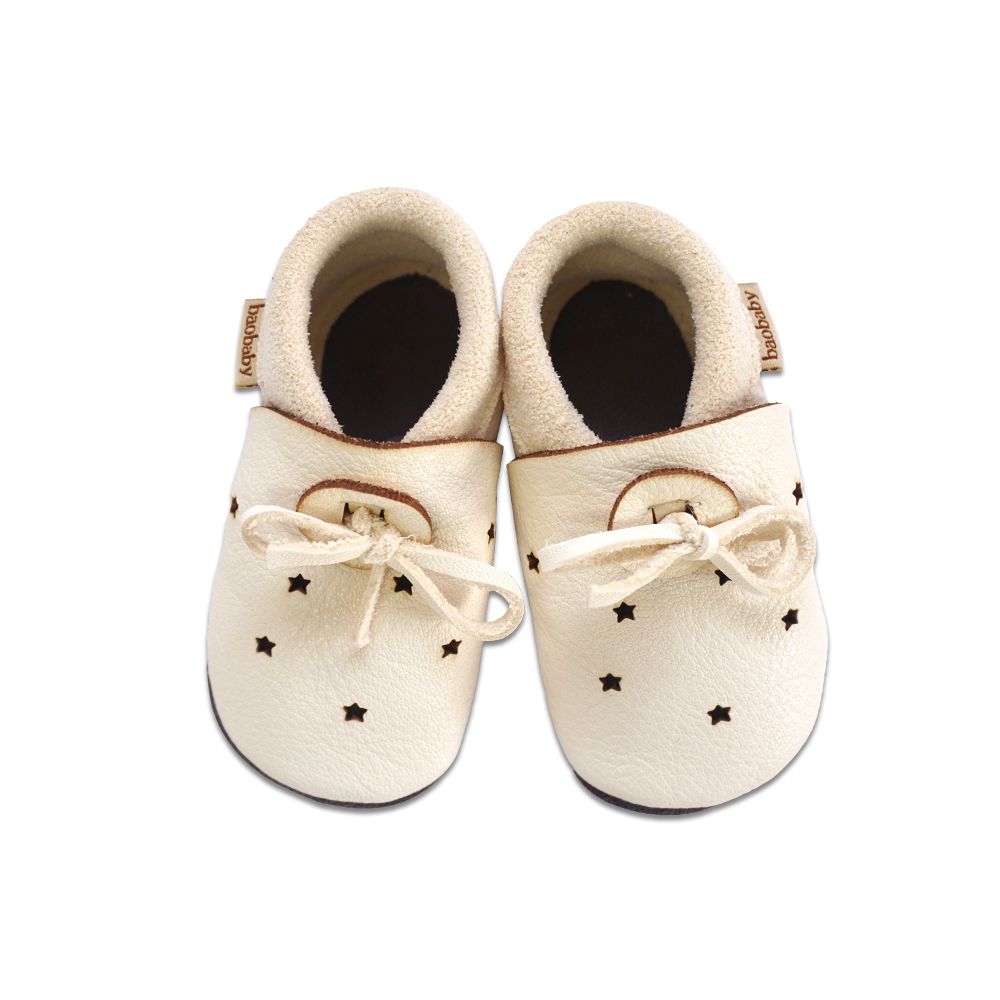 Baobaby Sandalen – Sterne Weiß S – – MamaMilla