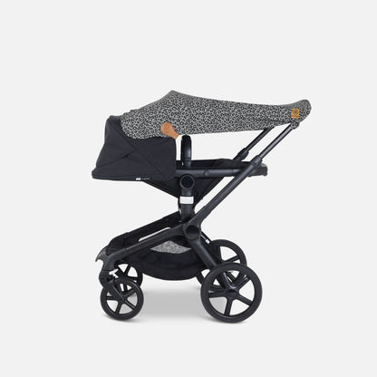 Cloby UV-tæppe med UPF 50+ - Leopard Black Grey - UV-tæppe - MamaMilla