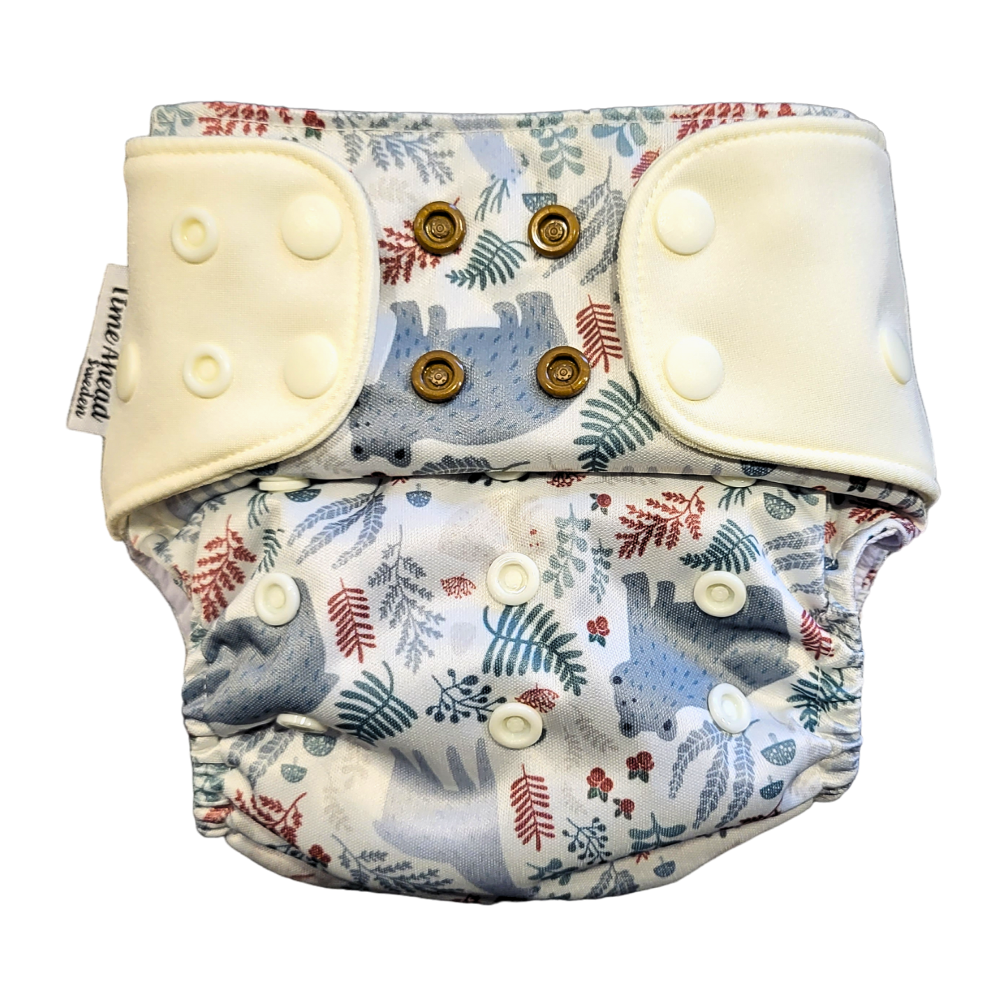 The Swedish Forest | Pocket Diaper Stretch | 5-17kg: Ekollon / No inserts - - MamaMilla