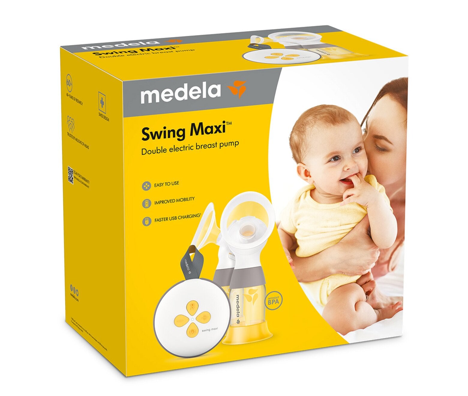 Medela Brystpumpe Elektrisk Dobbelt Swing Maxi