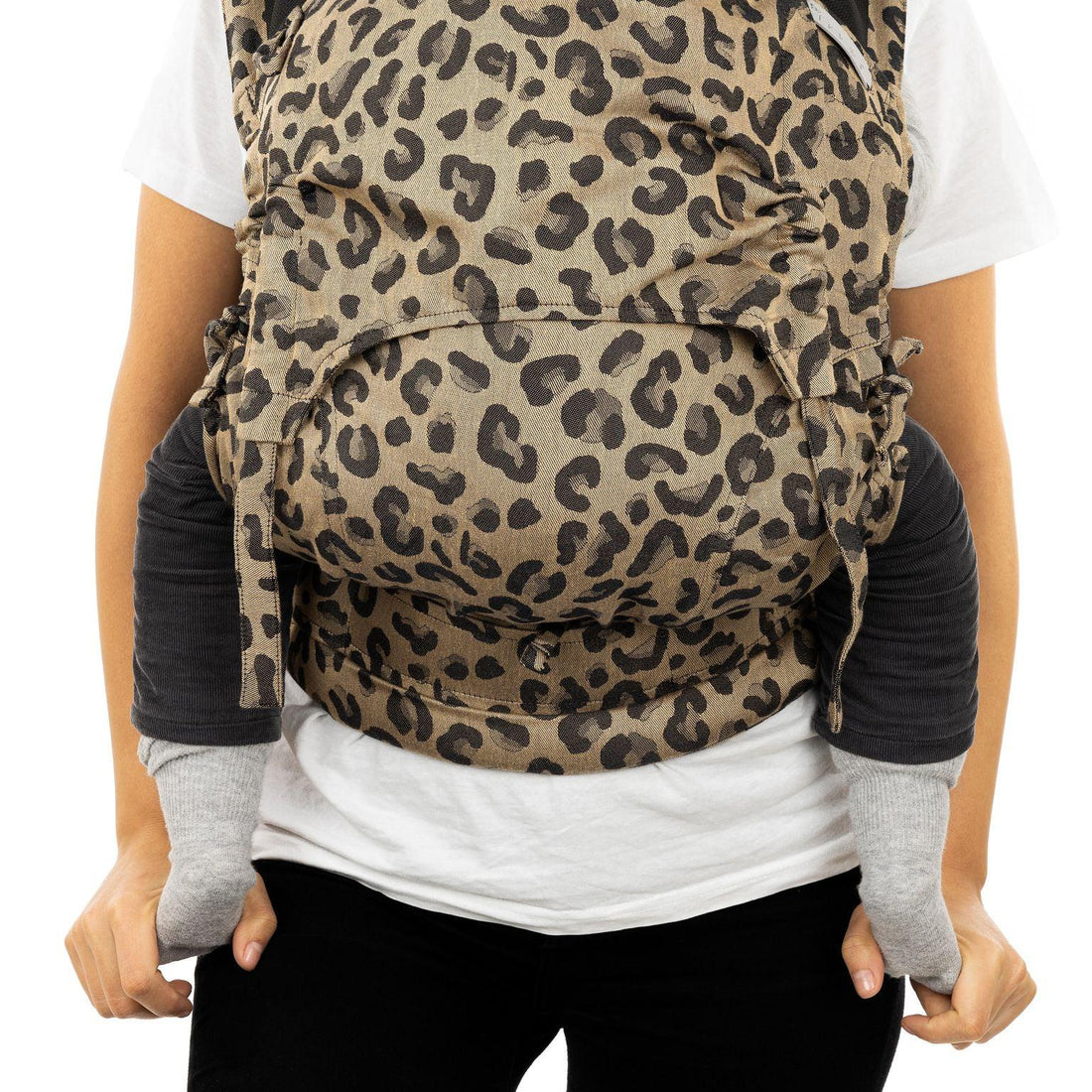 Fidella Fusion Fullbuckle Bæresele - Leopard Guld - Baby - Bæresele - MamaMilla